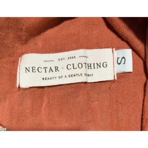 Nectar Clothing Red Floral Long Sleeve Midi Dress Size Small EUC - Picture 3 of 12